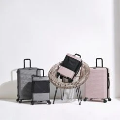 Attuned - 3pc Set (Charcoal) -IT Luggage Store 23