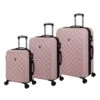 IT Luggage Cushion Lux - 3pc Set (Prada Pink) 1 IT Luggage Cushion Lux - 3pc Set (Prada Pink) -IT Luggage Store 32632 HK16 1646A08PradapinkwithblacktrimSSFrontpanelcopy