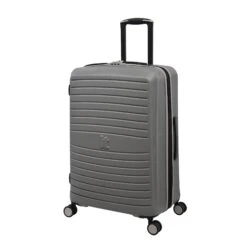 IT Luggage Eco-Protect - 3pc Set (Elephant Skin) -IT Luggage Store 32759 UK16 2910E08GreyskinS735SSFrontpanel25in