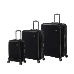 Rapidity - Cabin (Black) 19 Rapidity - Cabin (Black) -IT Luggage Store 32798 UK16 2911 08BlackSSFrontpanel group 2262cb4f 29ee 4f0c a0a5 ba60265eb247