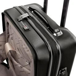 Rapidity - Cabin (Black) 15 Rapidity - Cabin (Black) -IT Luggage Store 32798 UK16 2911 08BlackSSFrontpanel18.5in 1 zoom 2