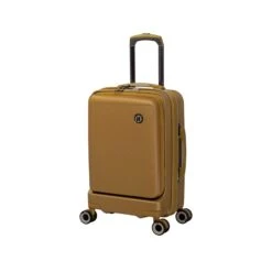 Rapidity - 3pc Set (Cuban Gold) -IT Luggage Store 32798 UK16 2911 08CubangoldSSFrontpanel18.5in cabin