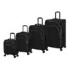 IT Luggage Trinary - 4pc Set (Black) -IT Luggage Store 32909 UK12 2875 08BlackSSFrontpanel