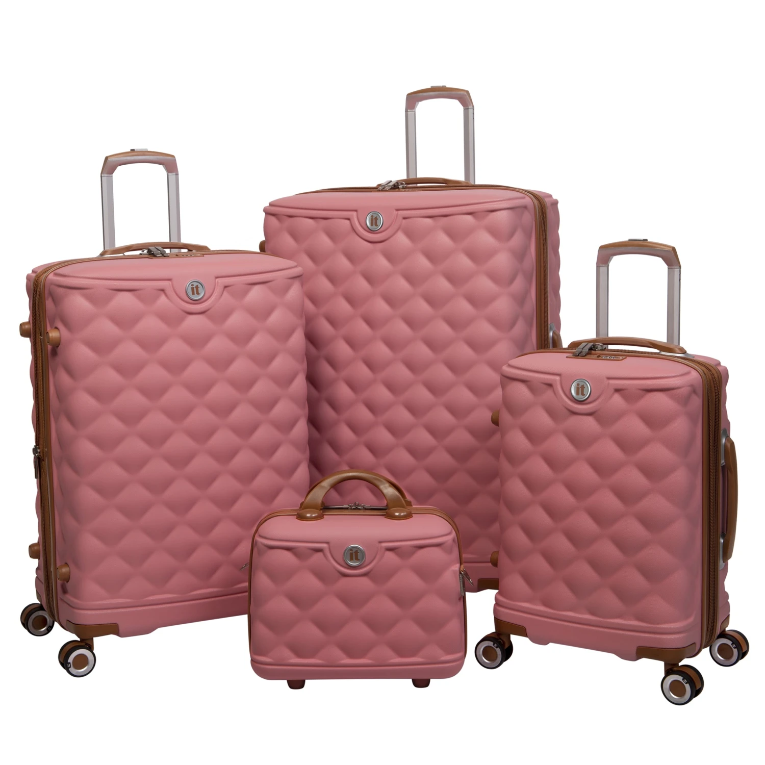 IT Luggage Indulging - 4pc Set (Flamingo Pink) 5 IT Luggage Indulging - 4pc Set (Flamingo Pink) - Image 3