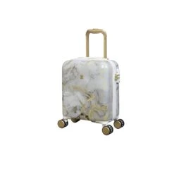 IT Luggage Sheen - Underseat (Gold Greyscale Marble) -IT Luggage Store 32980 UK16 2269B08GoldgreyscalemarbleSSFrontpanel14.7in ca1f914f 7252 49f6 9817 5bc725a3dbbf