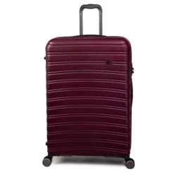 IT Luggage Fusional - 4pc Set (Dark Red) -IT Luggage Store 32987A UK16 2920 08DarkredsS055SSFrontpaneldirectly29in
