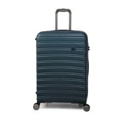 IT Luggage Fusional - 4pc Set (Mediterranean Green) -IT Luggage Store 32987A UK16 2920 08MediterraneagreenS730SSFrontpaneldirectly25in