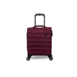 IT Luggage Fusional - 4pc Set (Dark Red) -IT Luggage Store 32987B UK12 2920 08DarkredsS055SSFrontpaneldirectly14.9in