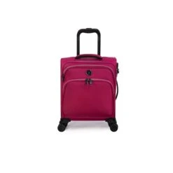 IT Luggage Trinary - 4pc Set (Viva Magenta) -IT Luggage Store 33167 UK12 2875 08Magentablush Vivamagenta SSFrontpaneldirectly15in