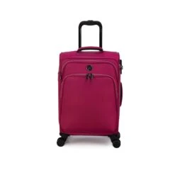 IT Luggage Trinary - 4pc Set (Viva Magenta) -IT Luggage Store 33167 UK12 2875 08Magentablush Vivamagenta SSFrontpaneldirectly19.4in