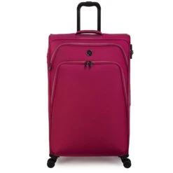 IT Luggage Trinary - 4pc Set (Viva Magenta) -IT Luggage Store 33167 UK12 2875 08Magentablush Vivamagenta SSFrontpaneldirectly29in
