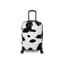 IT Luggage Indulging - 4pc Set (Moo Cow Print) 29 IT Luggage Indulging - 4pc Set (Moo Cow Print) -IT Luggage Store 33198 UK16 3039A08Moocowblack whiterepeatprintSSFrontpaneldirectly18.5in