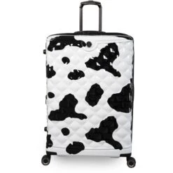 IT Luggage Indulging - 4pc Set (Moo Cow Print) 27 IT Luggage Indulging - 4pc Set (Moo Cow Print) -IT Luggage Store 33198 UK16 3039A08Moocowblack whiterepeatprintSSFrontpaneldirectly29in