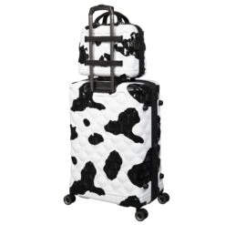 IT Luggage Indulging - Vanity Case (Moo Cow Print) -IT Luggage Store 33198 UK16 3039A08 16 3039A15Moocowblack whiterepeatprintSSBackpanel 42b24e55 def7 49fb 84f7 6f03e1b5e86c