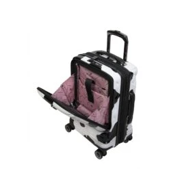 IT Luggage Indulging II - Cabin With Pocket (Moo Cow Print) -IT Luggage Store 33199 UK16 3039A08Moocowblack whiterepeatprintSSPocketinterior 369ec0cb a4f9 4f03 bf30 0b303c62a71c