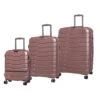 Prosperous - 3pc Set (Metallic Pink) 2 Prosperous - 3pc Set (Metallic Pink) -IT Luggage Store 60660 US16 2379 08Metallicpink S832Frontpanel