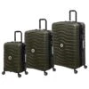 Intervolve - 3pc Set (Dark Olive) 2 Intervolve - 3pc Set (Dark Olive) -IT Luggage Store 61310 US16 2586 08DarkoliveSSFrontpanel