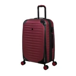 IT Luggage Lineal - 3pc Set (Wine Red) -IT Luggage Store 61328 US16 2631 08DeepclaretS008SSFrontpanel25in f373353b bae0 4737 ad6c 1d70fa196136