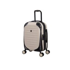 IT Luggage Lineal - 3pc Set (Oyster) -IT Luggage Store 61328 US16 2631 08OystergrayS821SSFrontpanel18.5in