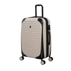 IT Luggage Lineal - 3pc Set (Oyster) -IT Luggage Store 61328 US16 2631 08OystergrayS821SSFrontpanel25in