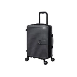 IT Luggage Helixian - 3pc Set (Charcoal) -IT Luggage Store 61334 US16 2842 08CharcoalgreyS022SSFrontpanel18.5in