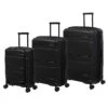 IT Luggage Momentous - 3-Piece Set (Black) -IT Luggage Store 61386 HK15 2886 08BlackS001SSFrontpanel 36b4be85 33e6 4d0e 8aa0 25428bbbc563