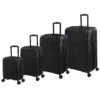 IT Luggage Valiant - 4pc Set (Black) -IT Luggage Store 61437 US16 2914 08BlackS001SSFrontpanel