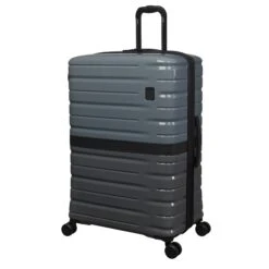 IT Luggage Interfuse - 3pc Set (Lead / Pewter) -IT Luggage Store 61527 US16 2936 08Lead PewterM332SSFrontpanel29in