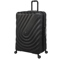 Eco-Pulse - 3pc Set (Black) -IT Luggage Store 61607 US16 3013E08BlackS001SSFrontpanel29in
