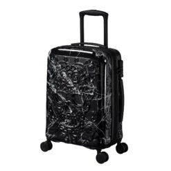 IT Luggage Candy Calavera - 4pc Set (Black Marble) -IT Luggage Store CandyCalavera16 2918ACabinCasefront side