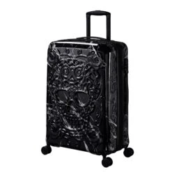 IT Luggage Candy Calavera - 4pc Set (Black Marble) -IT Luggage Store CandyCalavera16 2918AMediumCasefront side