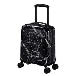IT Luggage Candy Calavera - 4pc Set (Black Marble) -IT Luggage Store CandyCalavera16 2918AUnderseatCasefront side