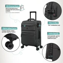 IT Luggage Precursor - Cabin (Charcoal) 15 IT Luggage Precursor - Cabin (Charcoal) -IT Luggage Store Precursor Cabin Charcoal Infographic