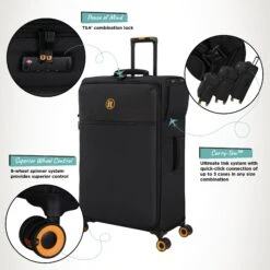 Simultaneous - Large (Black) -IT Luggage Store Simultaneous Large Blk Infographic a95b83c0 b12b 4d04 b7cd 35b058d73282