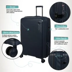 IT Luggage Spontaneous - Large (Blueberry) -IT Luggage Store Spontaneous Large Blueberry Infographic f4e81eae 7ca2 4d27 a907 57b9a9502427