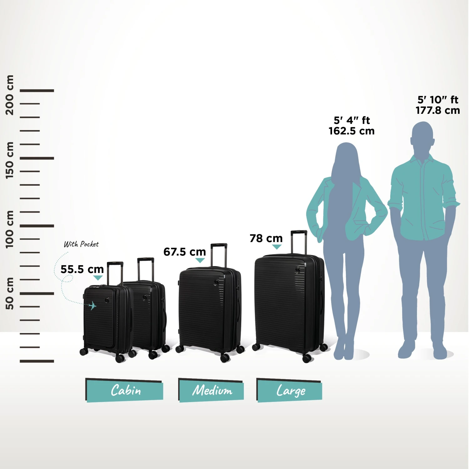 IT Luggage Spontaneous - Medium Plus (Black) 13 IT Luggage Spontaneous - Medium Plus (Black) - Image 11