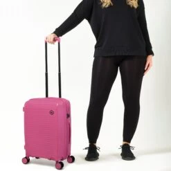 IT Luggage Spontaneous - Cabin (Azalea Pink) -IT Luggage Store it Luggage MAR23 04 V2 PINK NO POCKET